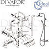 Ideal Standard Alto Ecotherm Bar Mixer Shower Rigid Riser Spare Parts